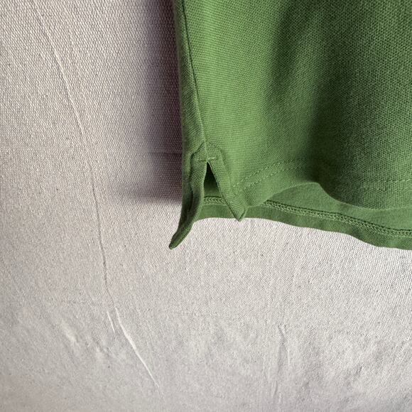 L.L.Bean Sleeveless Top Size XL Green Collared V-Neck Slightly Fitted Shirt - Picture 5 of 11